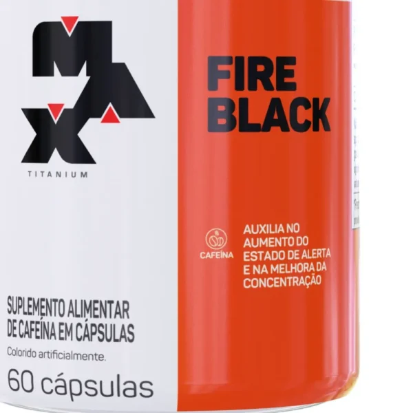 Fire Black 60 Caps - Imagem 2